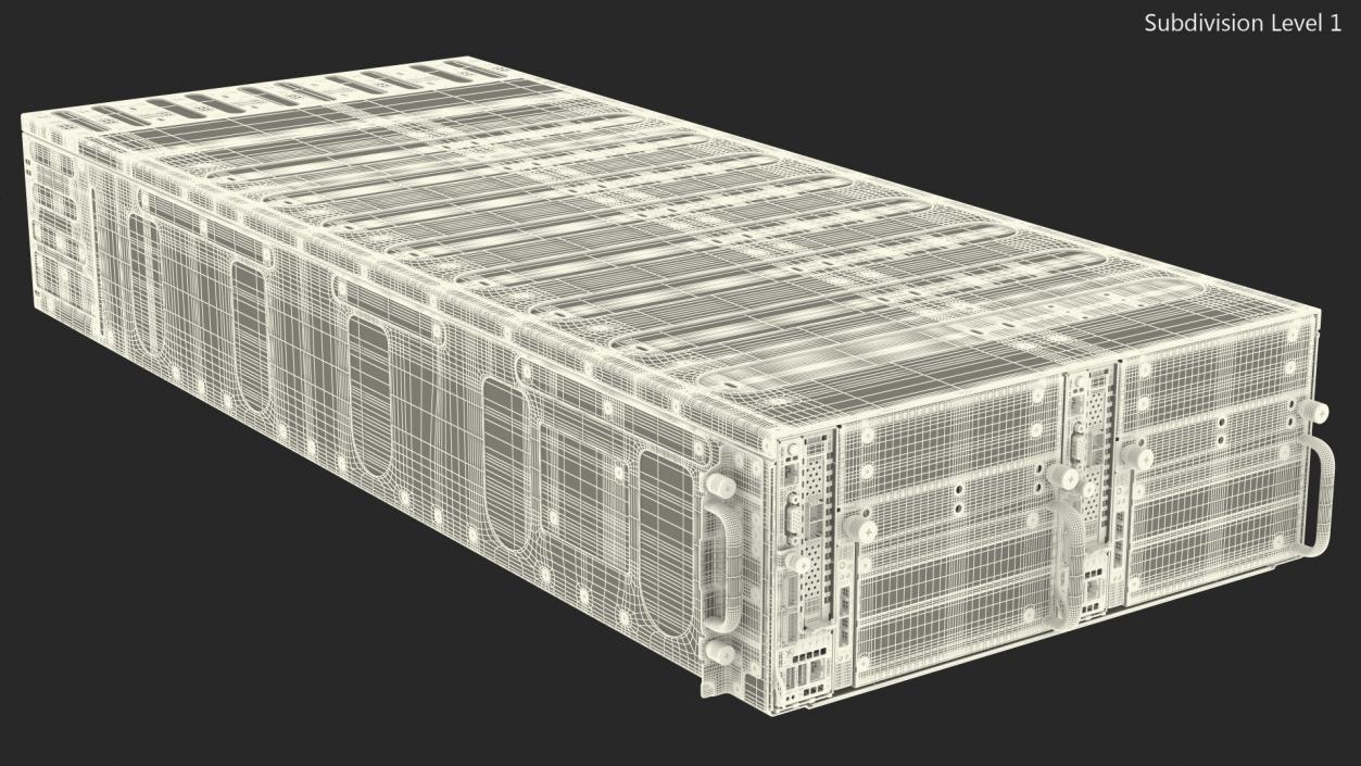 HPE Cloudline CL5200 Server Closed 3D model