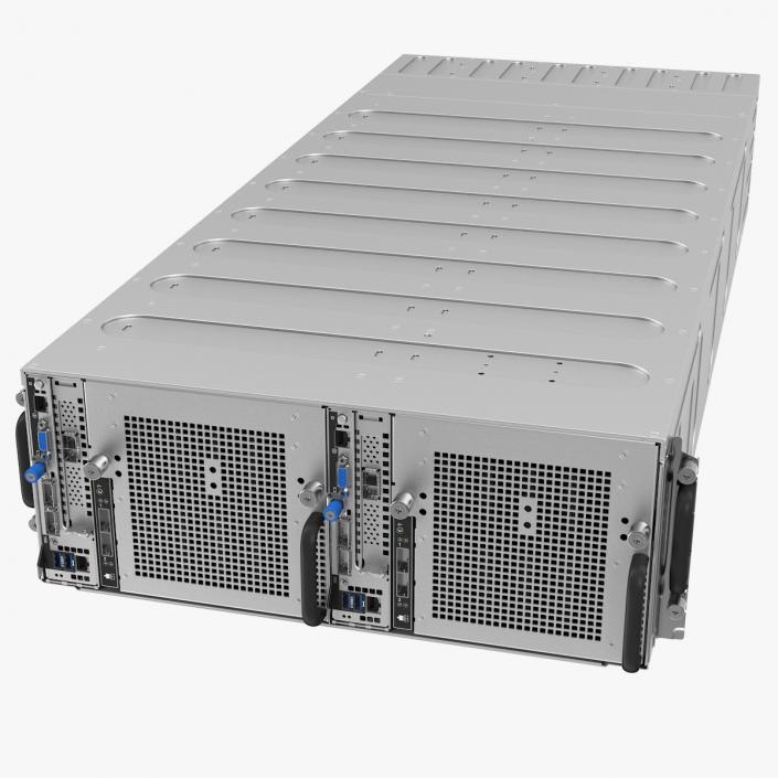 HPE Cloudline CL5200 Server Closed 3D model