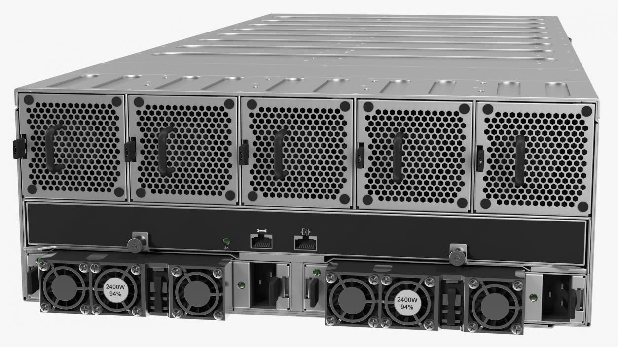 HPE Cloudline CL5200 Server Closed 3D model