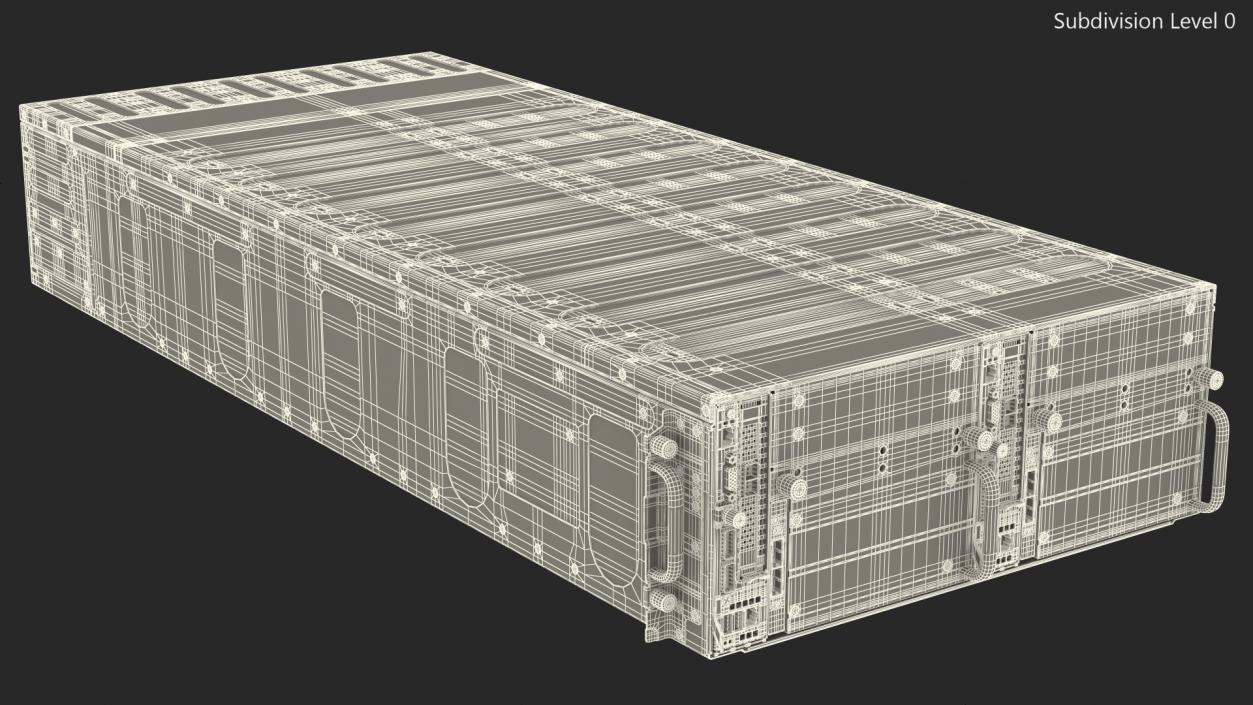 HPE Cloudline CL5200 Server Closed 3D model