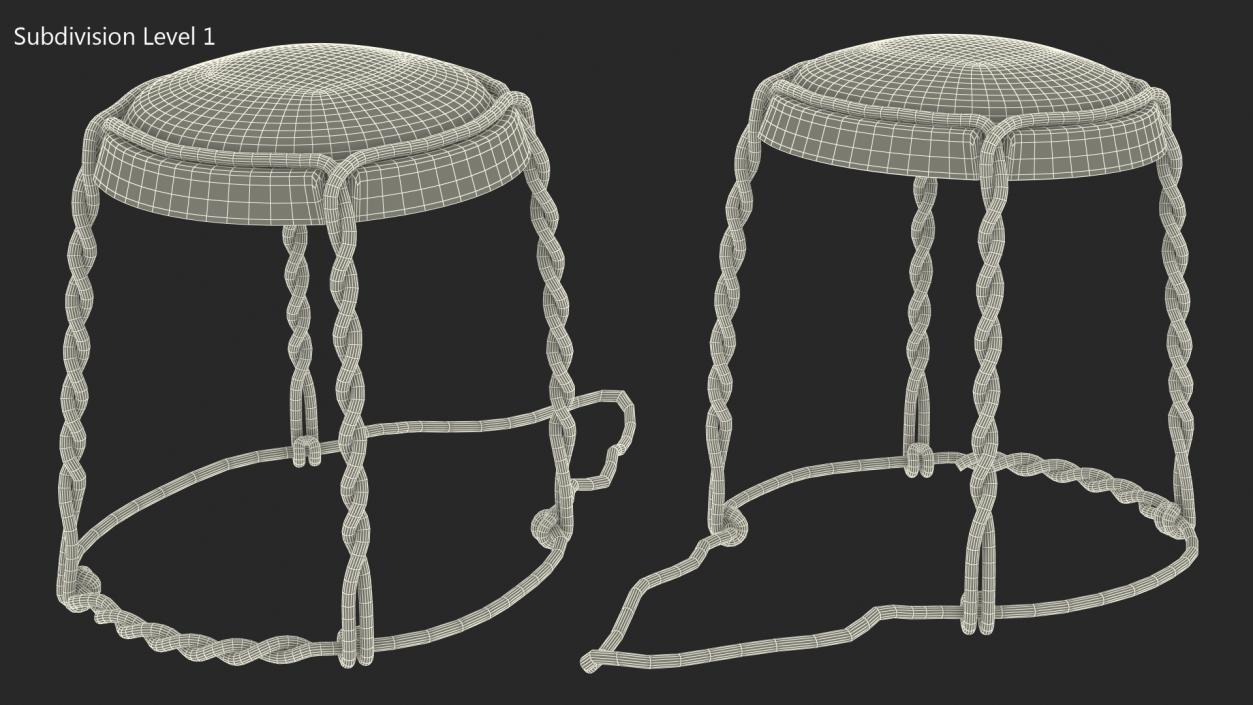 3D Bridle Wire Muzzle Dark model