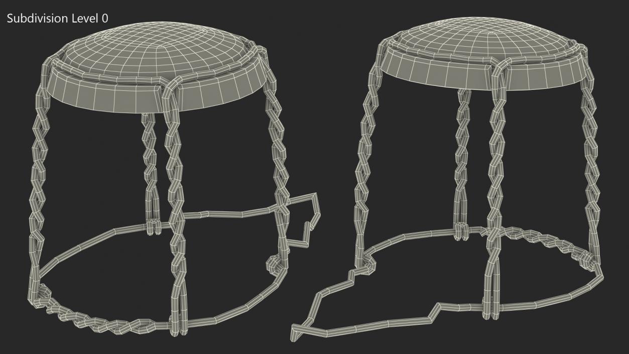 3D Bridle Wire Muzzle Dark model