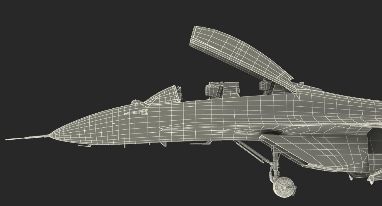 3D model Fighter Mikoyan MiG-35 or Fulcrum F