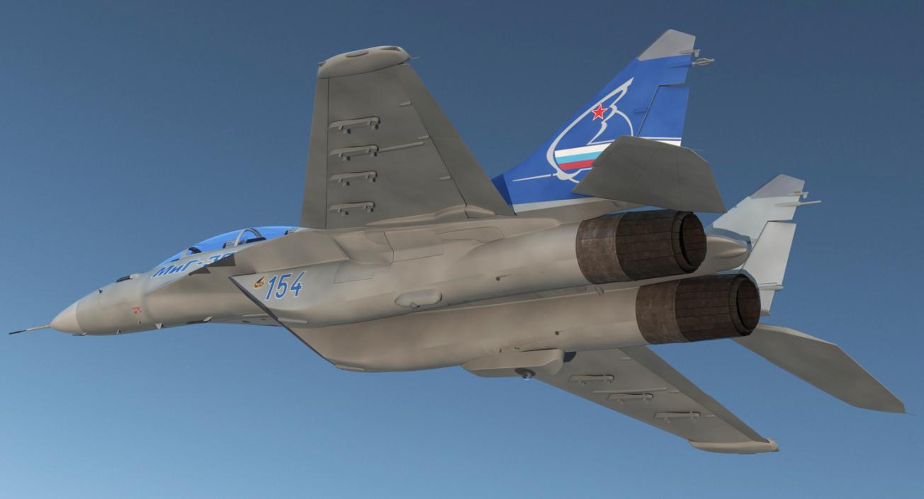 3D model Fighter Mikoyan MiG-35 or Fulcrum F