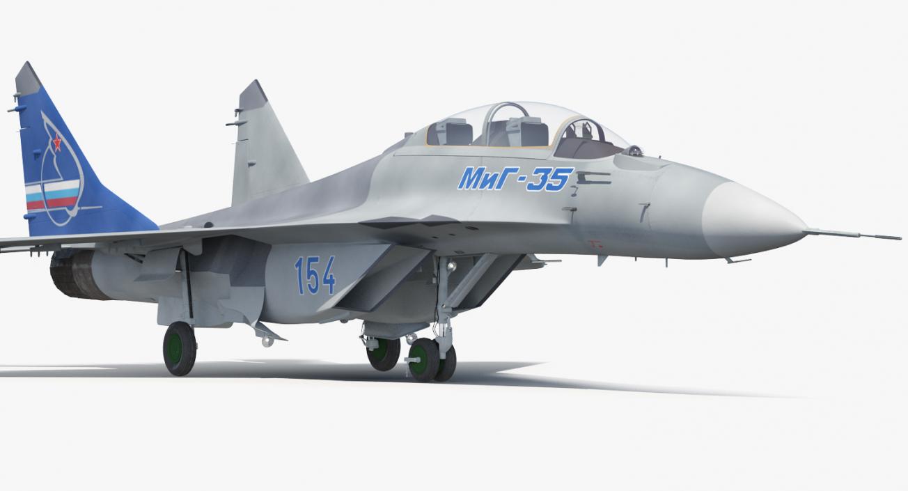 3D model Fighter Mikoyan MiG-35 or Fulcrum F