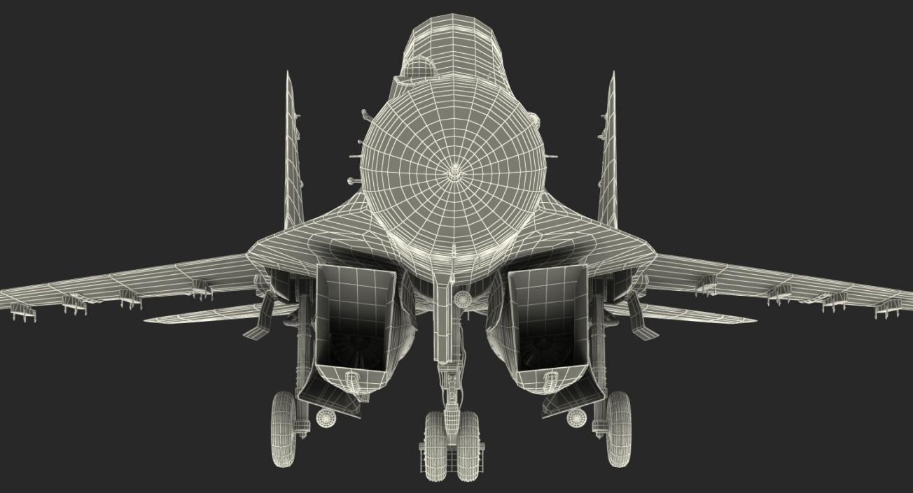 3D model Fighter Mikoyan MiG-35 or Fulcrum F