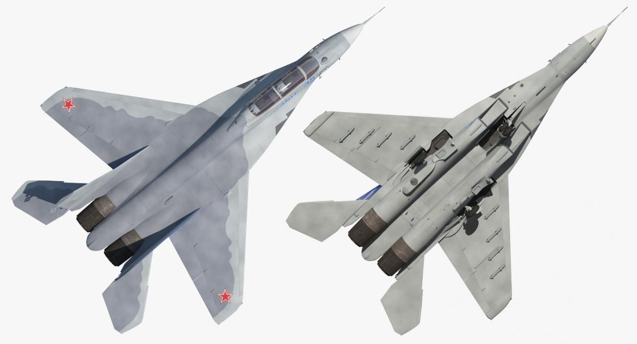 3D model Fighter Mikoyan MiG-35 or Fulcrum F