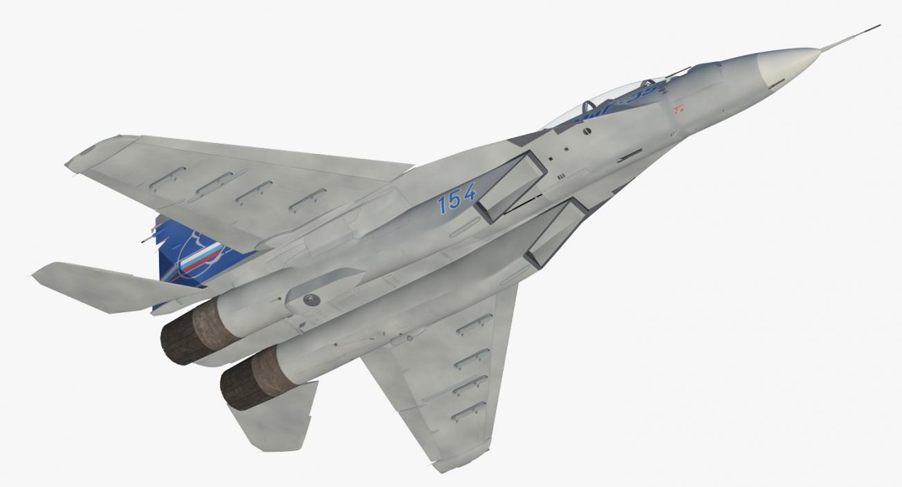 3D model Fighter Mikoyan MiG-35 or Fulcrum F