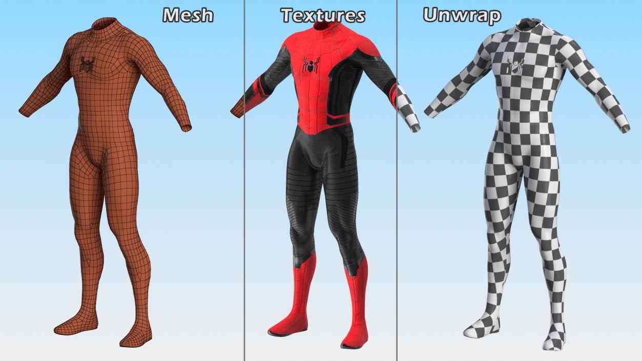 3D model Spider Man Suit