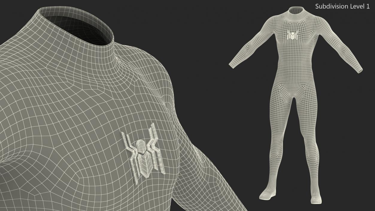 3D model Spider Man Suit