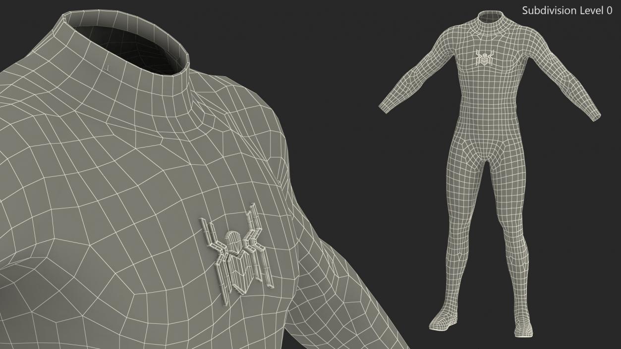 3D model Spider Man Suit