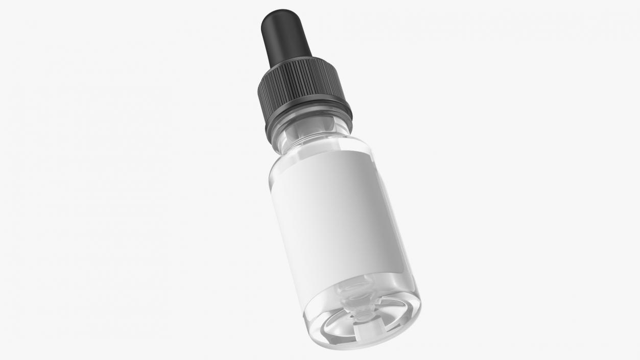 3D Clear Glass Dropper Bottle 20ml