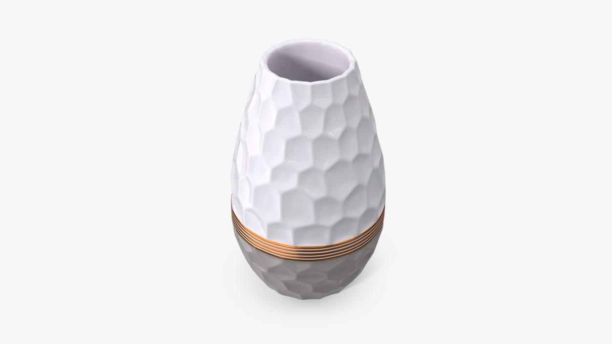 3D Tabletop Hexagon Vase