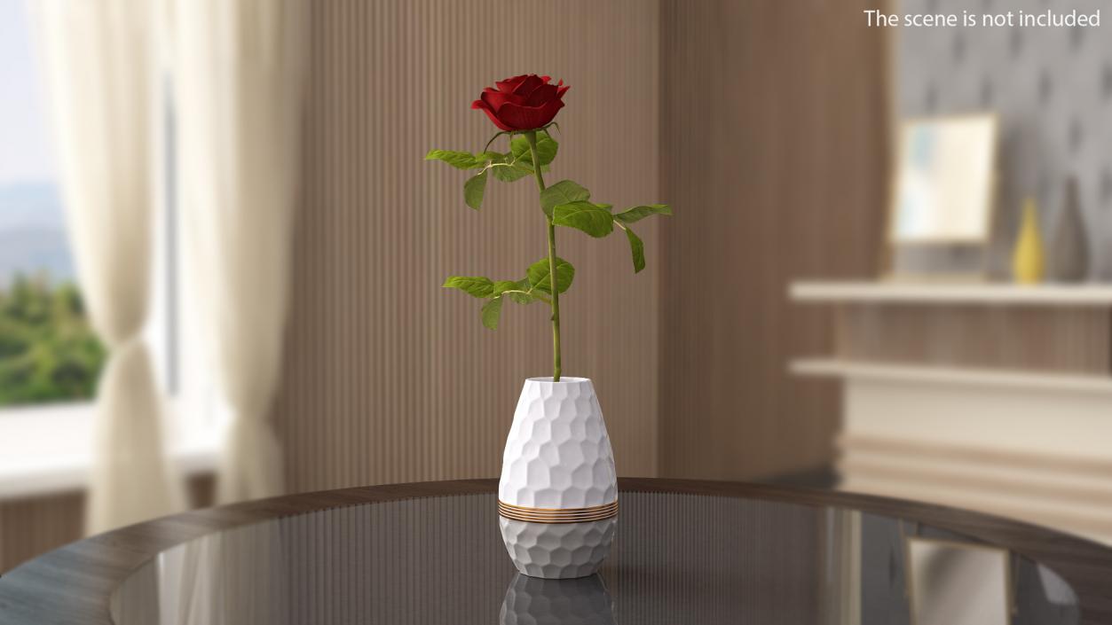 3D Tabletop Hexagon Vase