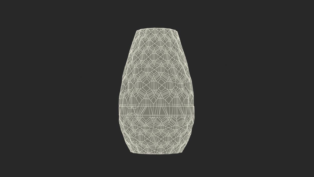 3D Tabletop Hexagon Vase