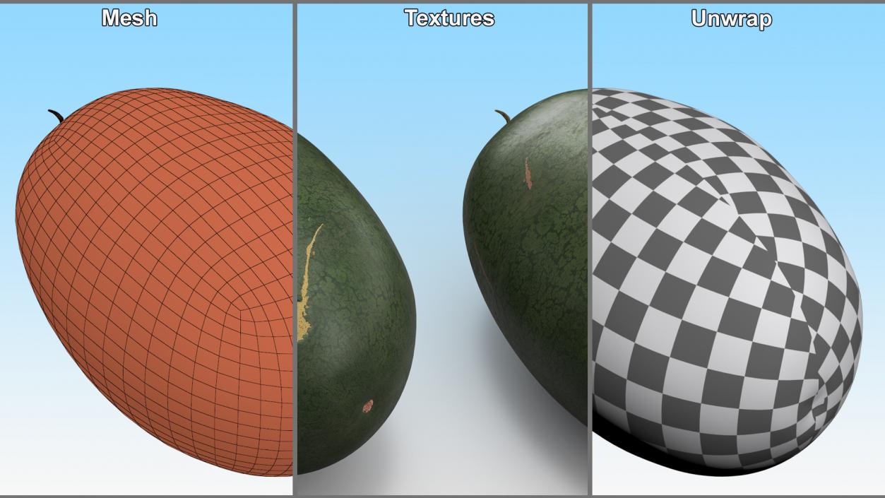 Watermelons Collection 3D