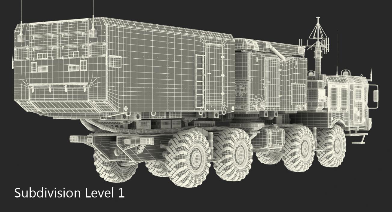 3D Multi Functional Radar 92n2e for S-400 model