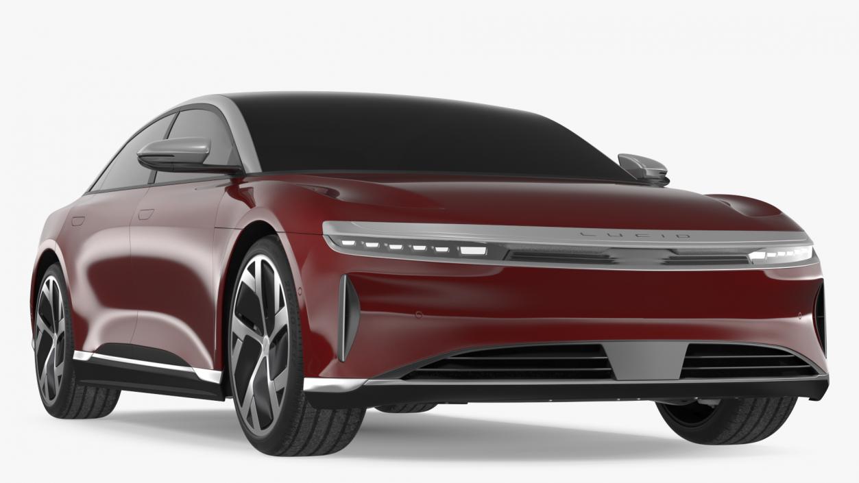 3D model Electric Luxury Sedan Lucid Air Exterior Only