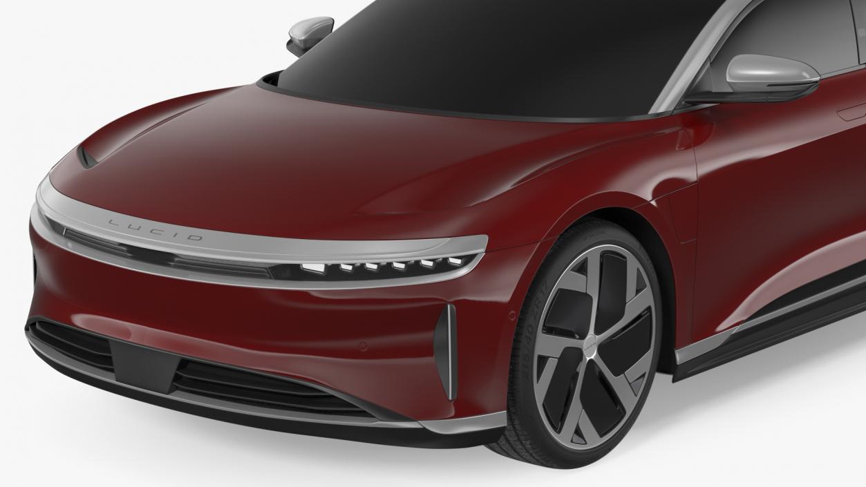 3D model Electric Luxury Sedan Lucid Air Exterior Only