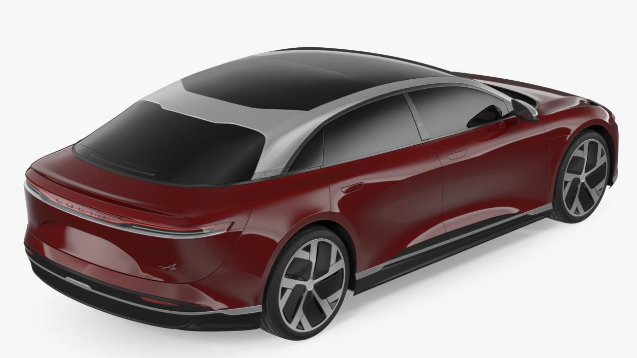 3D model Electric Luxury Sedan Lucid Air Exterior Only