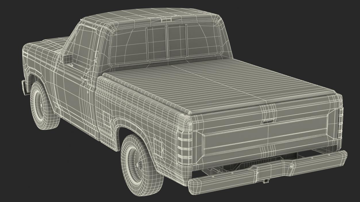 3D model Compact Pickup Truck