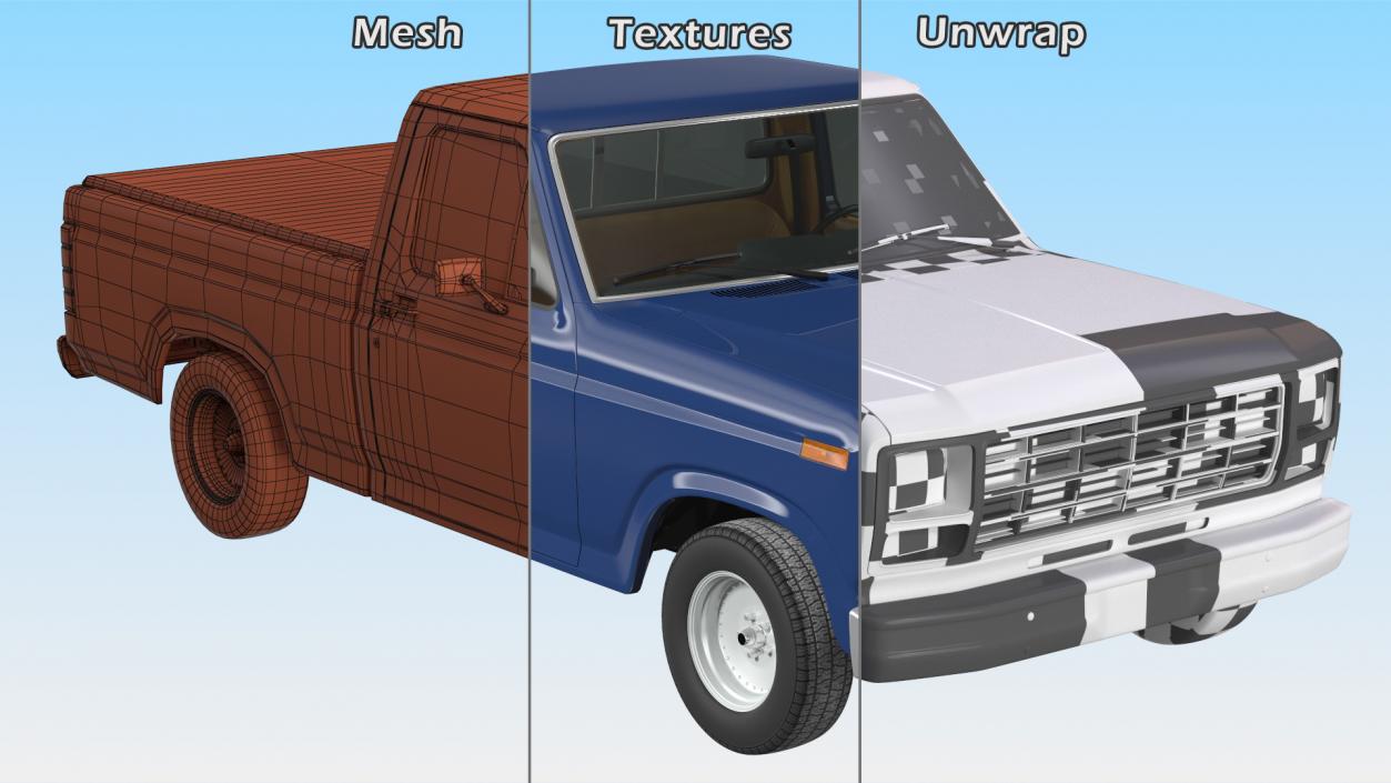 3D model Compact Pickup Truck