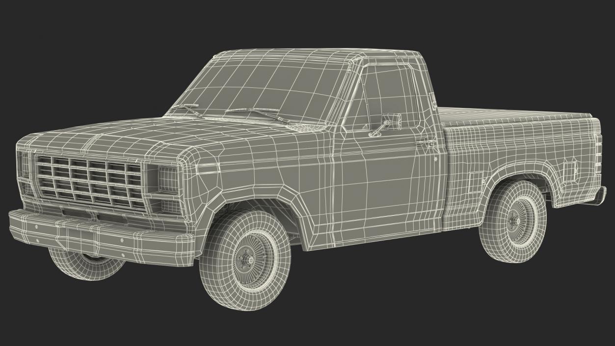 3D model Compact Pickup Truck