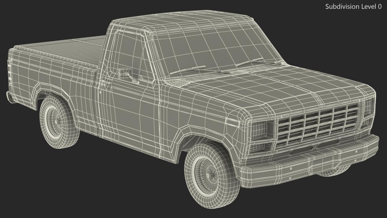 3D model Compact Pickup Truck