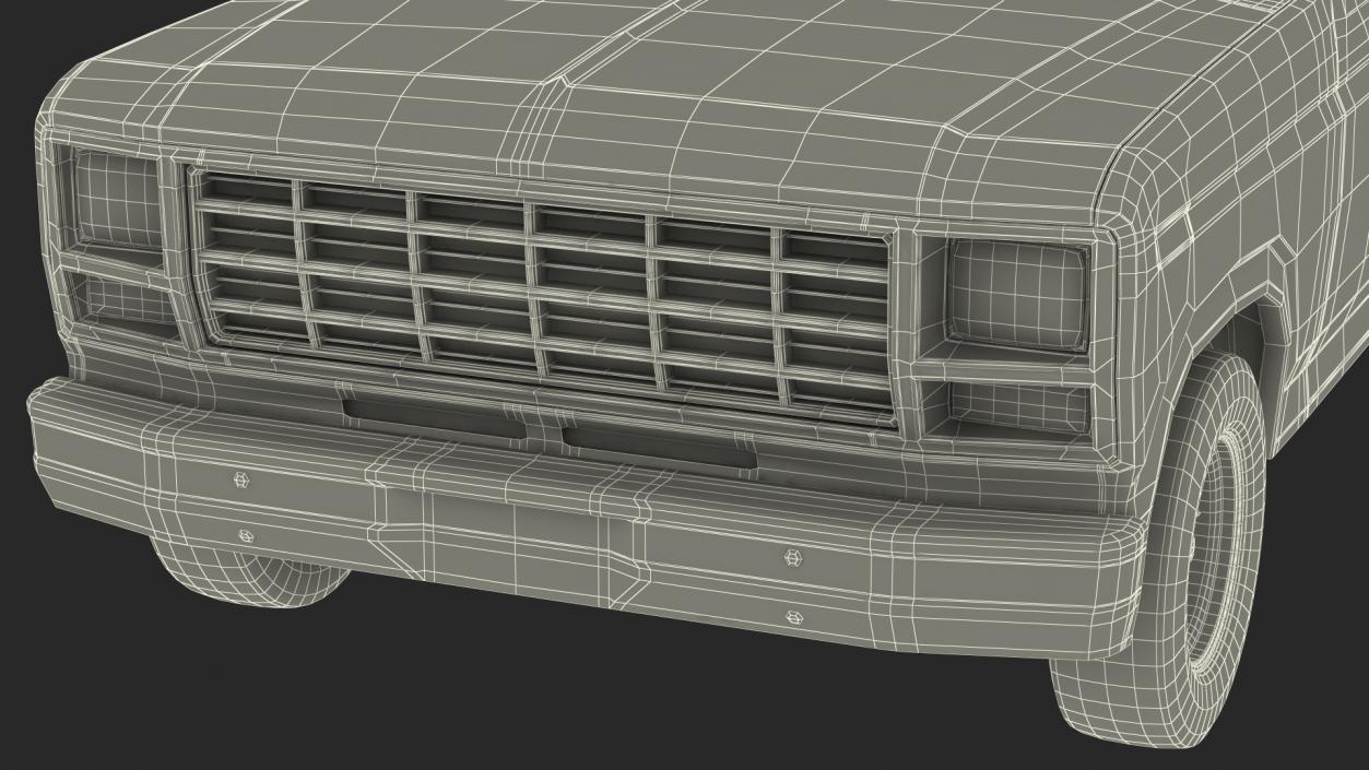 3D model Compact Pickup Truck