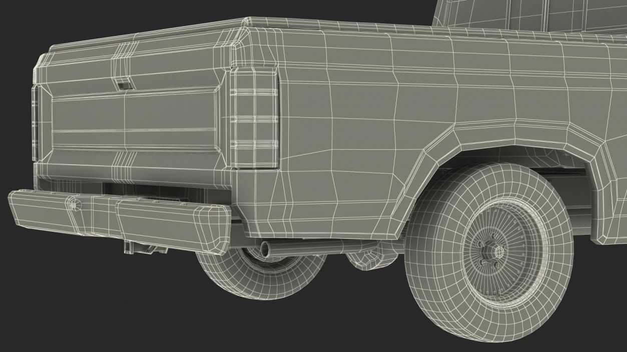 3D model Compact Pickup Truck