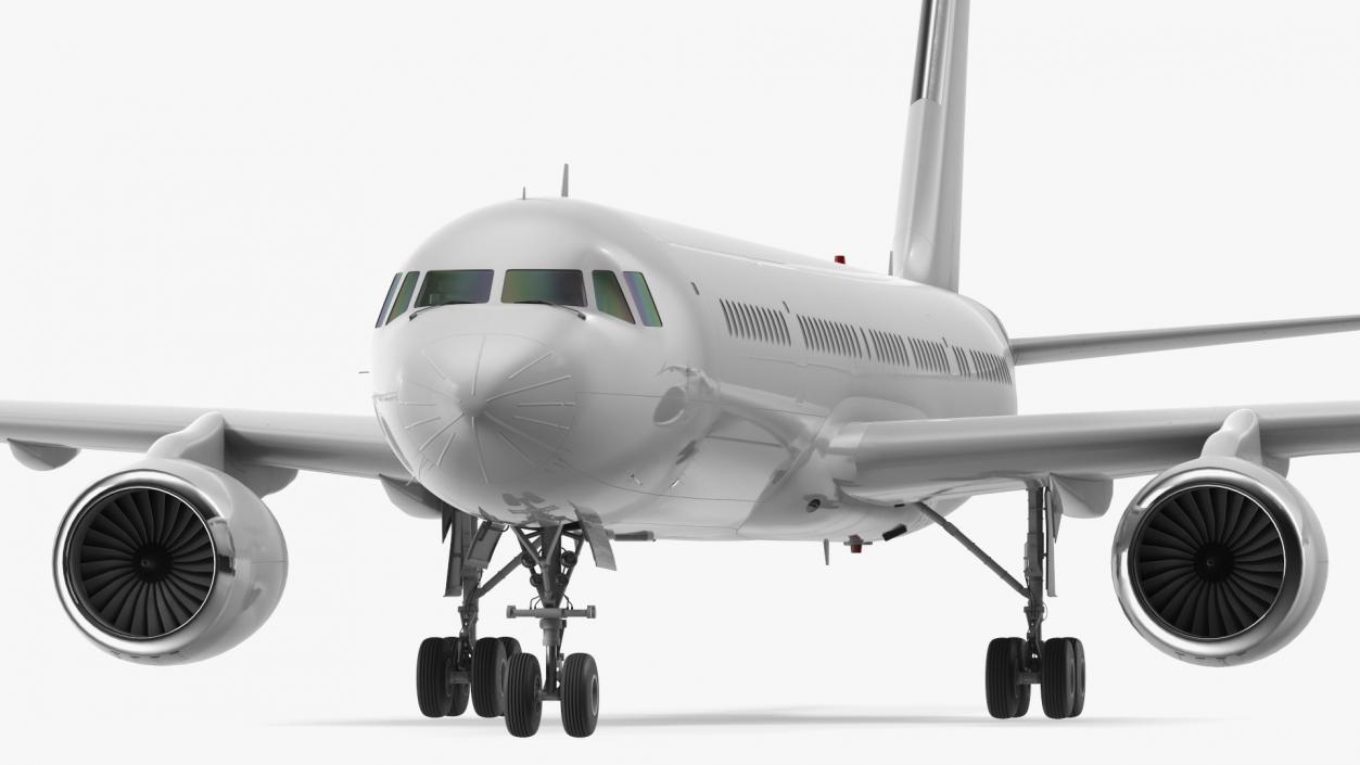 Narrow-Body Jet Airliner Blank Livery 3D