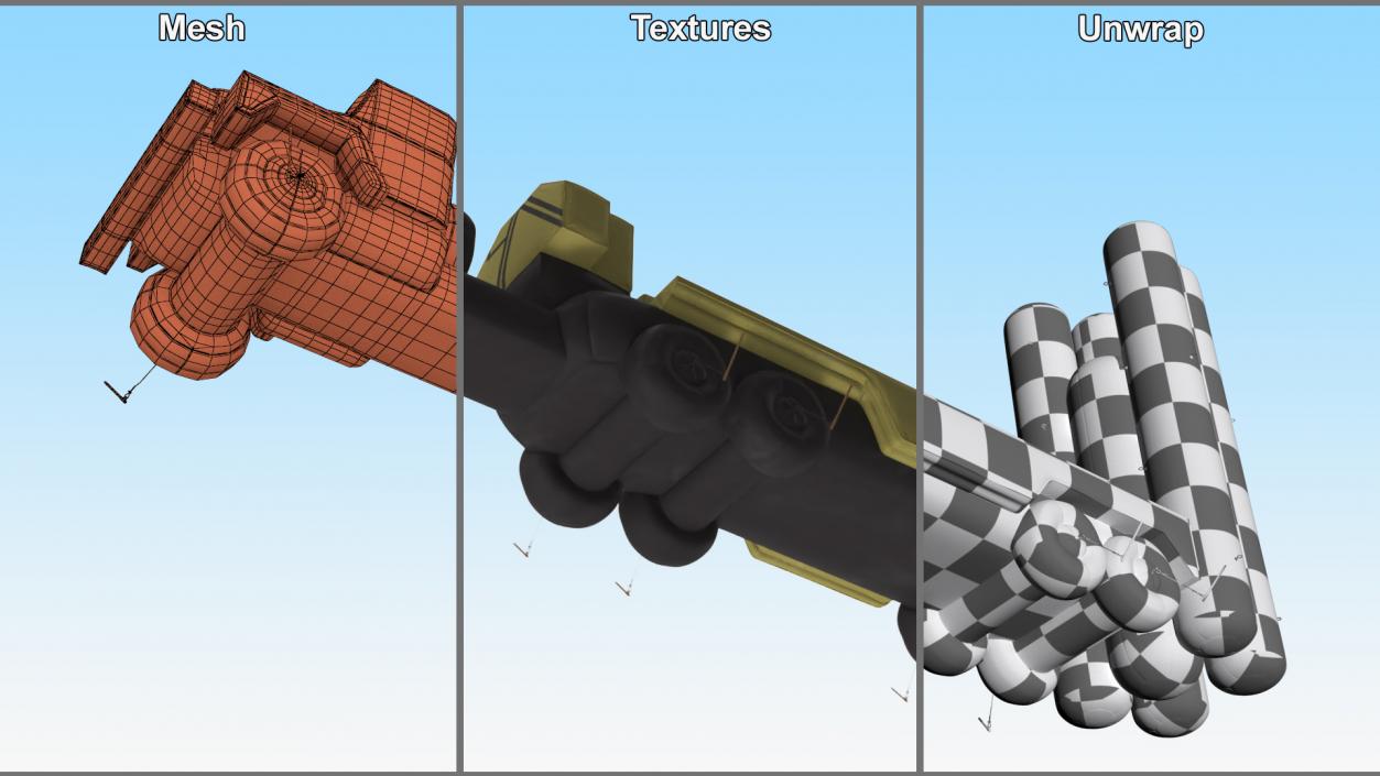 Military Dummy Inflatable SAM 3D model