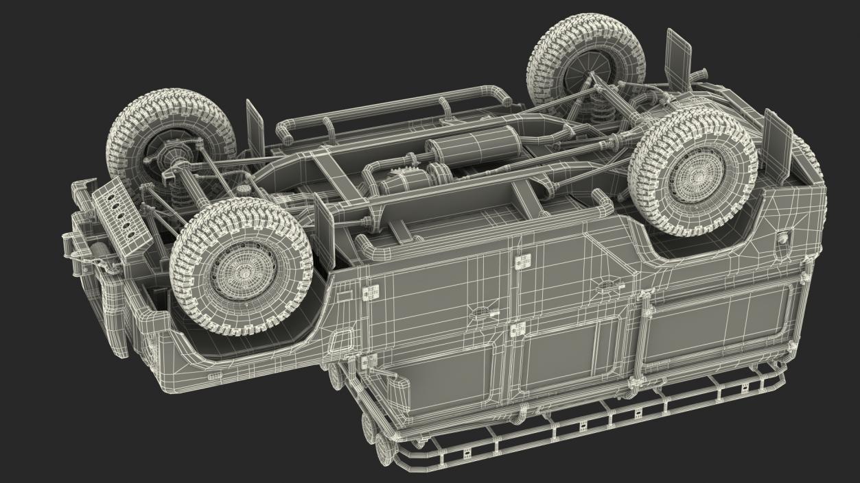 Off Road Car Rigged 3D model