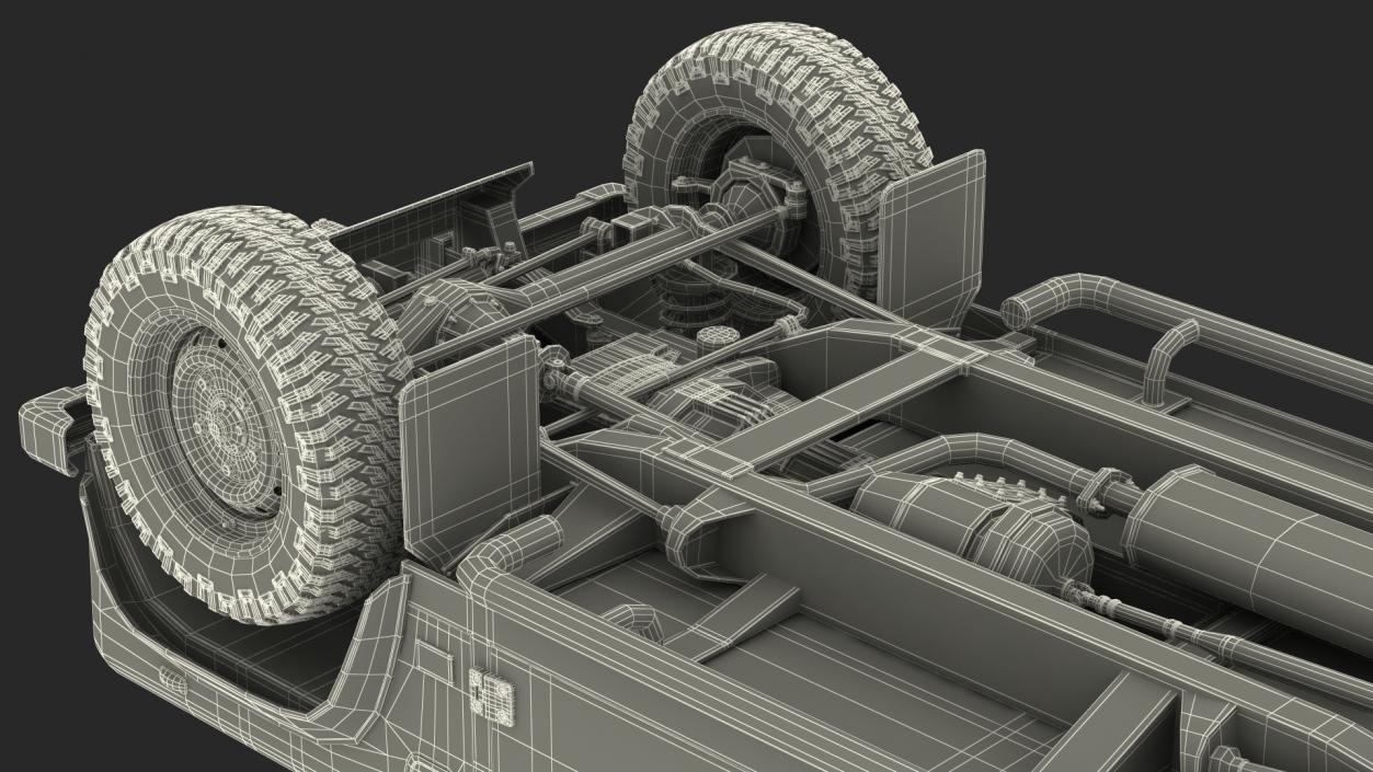 Off Road Car Rigged 3D model