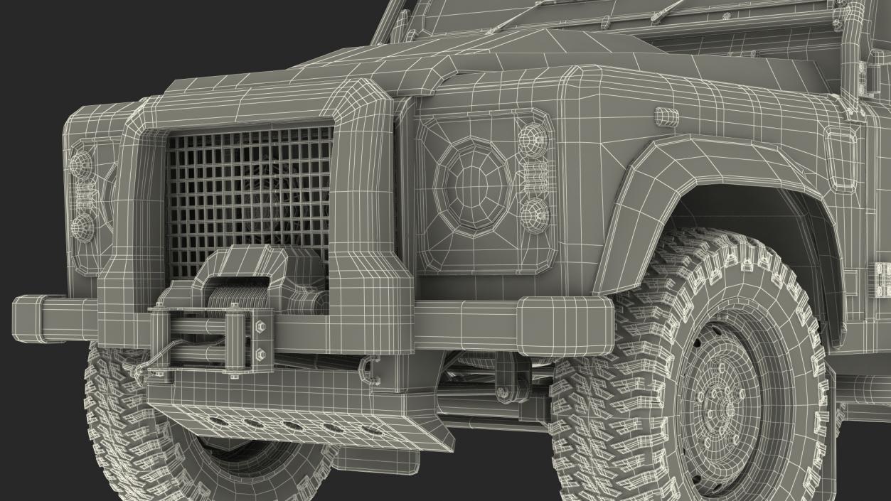 Off Road Car Rigged 3D model