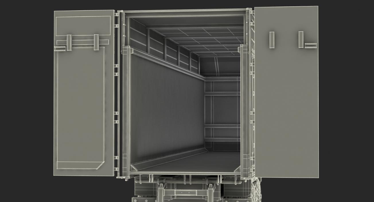 3D Harvester Trailer Clean model