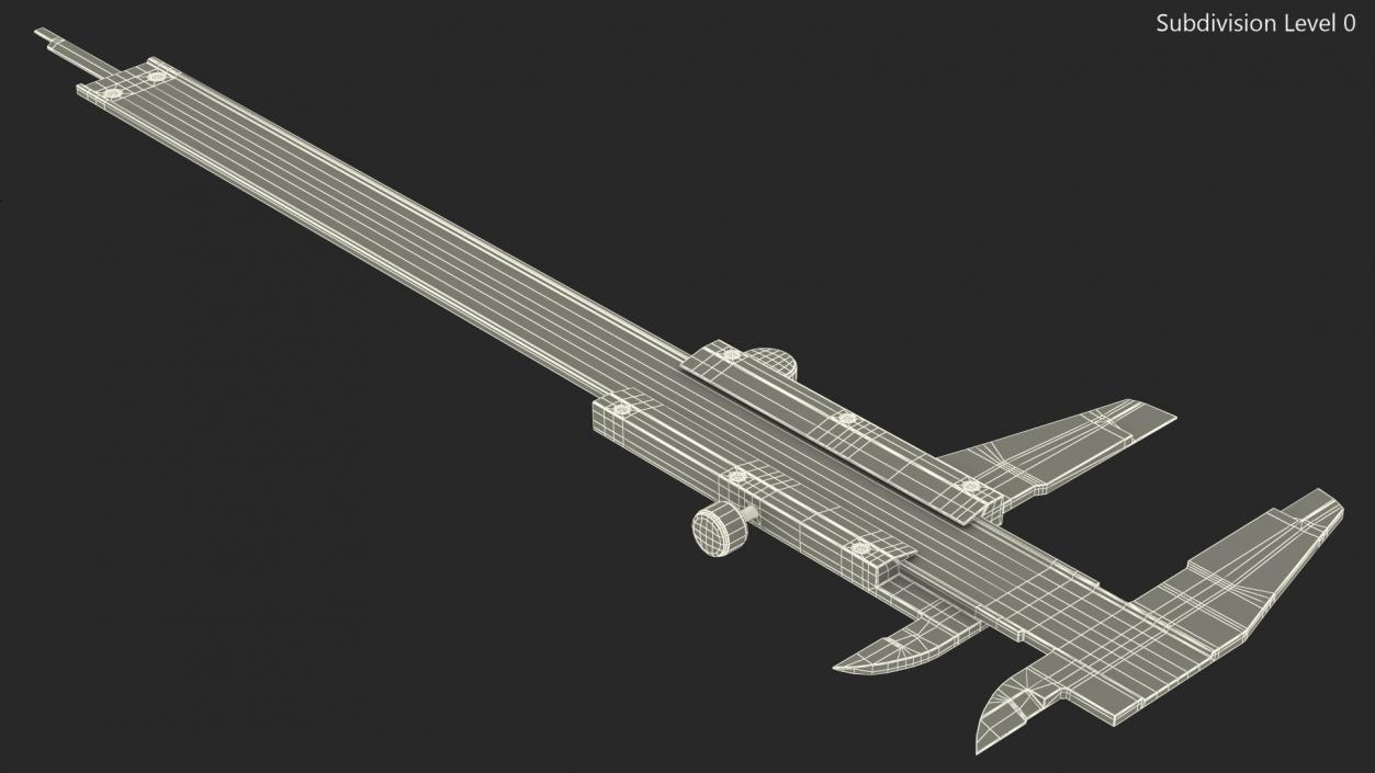 Spurtar Steel Vernier Caliper 3D model