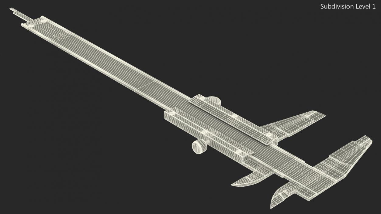 Spurtar Steel Vernier Caliper 3D model