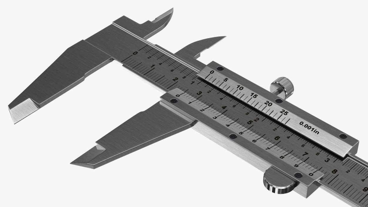 Spurtar Steel Vernier Caliper 3D model