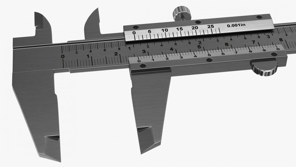 Spurtar Steel Vernier Caliper 3D model