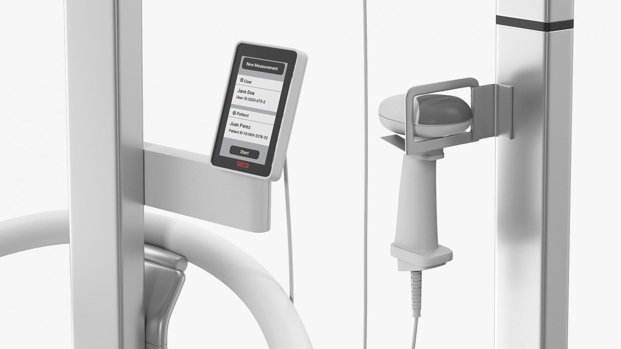 Seca 286 Ultrasonic Measuring Station 3D