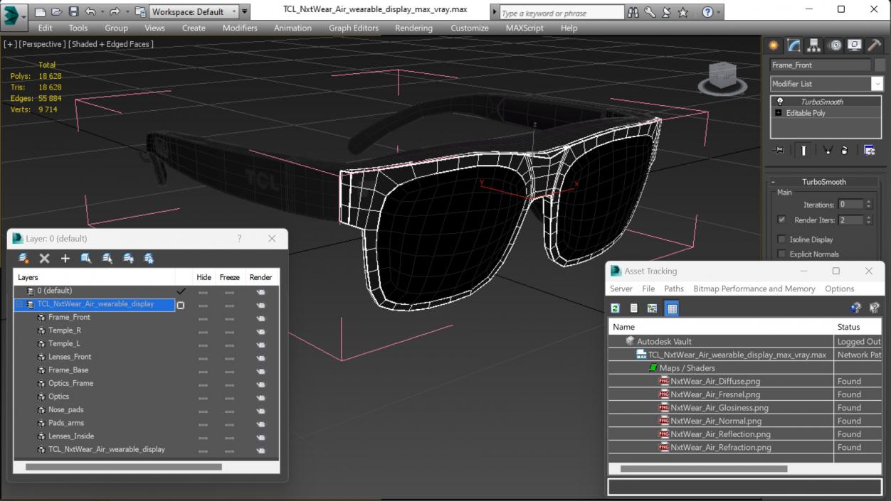 TCL NxtWear Air wearable display 3D