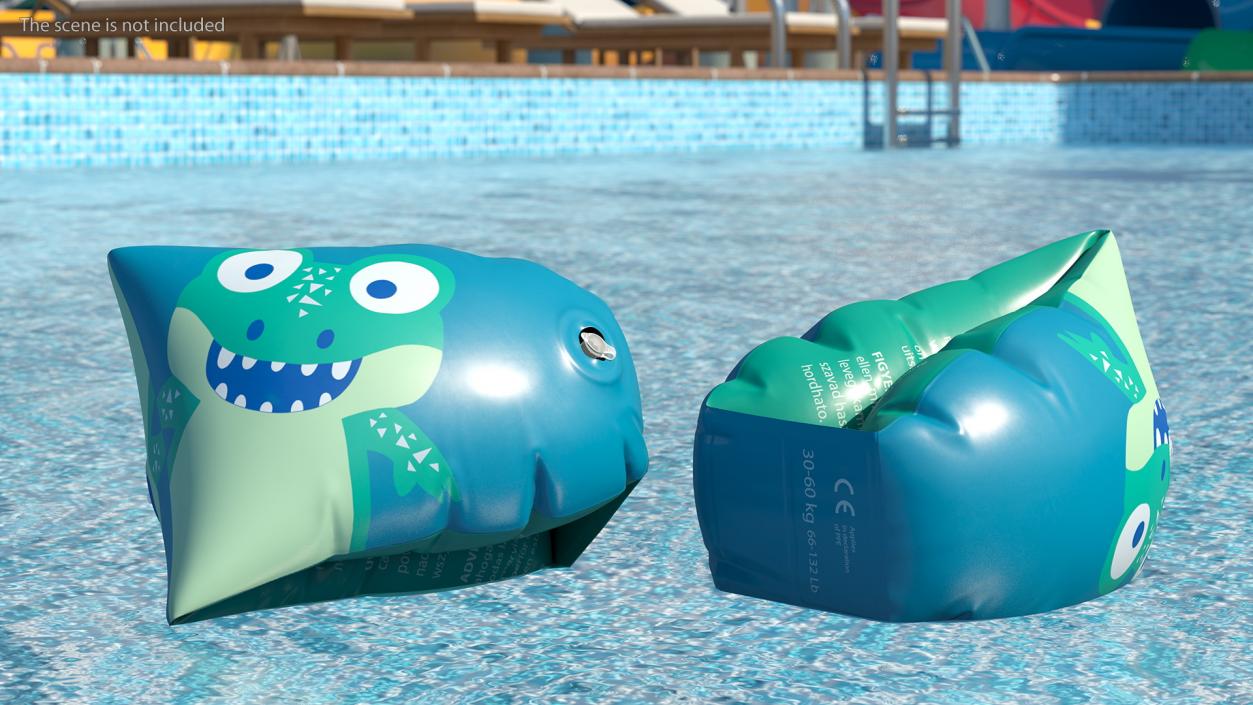 Kids Inflatable Armbands 3D model