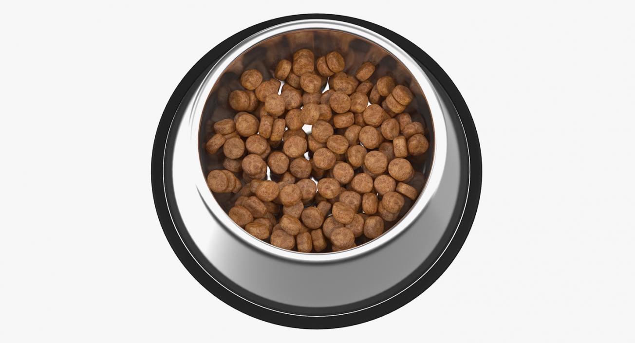 Dog Bowl Stainless Steel Food Container 3D model