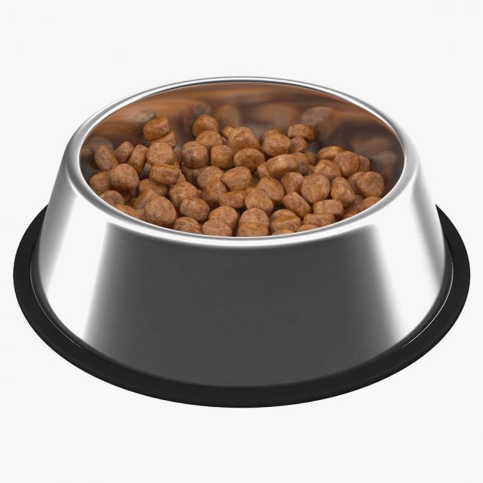 Dog Bowl Stainless Steel Food Container 3D model