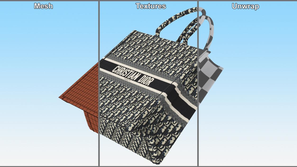 3D Luxury Handbags Collection