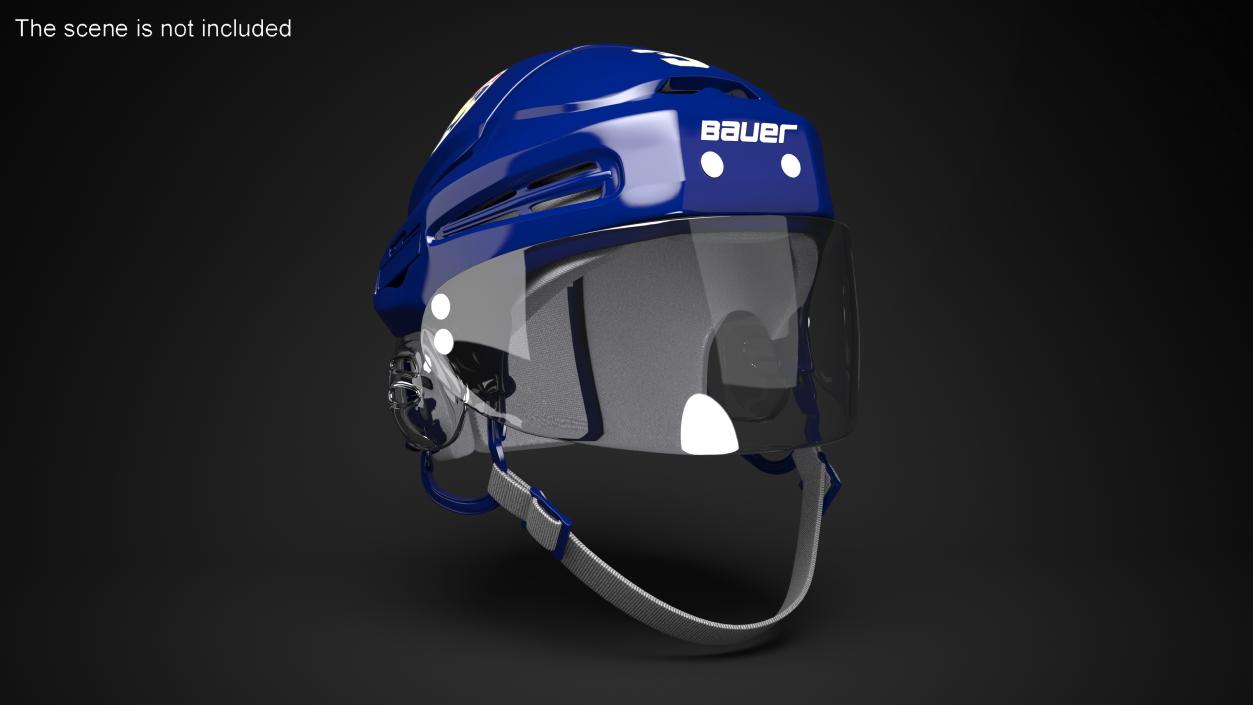 3D model Hockey Helmet Florida Panthers