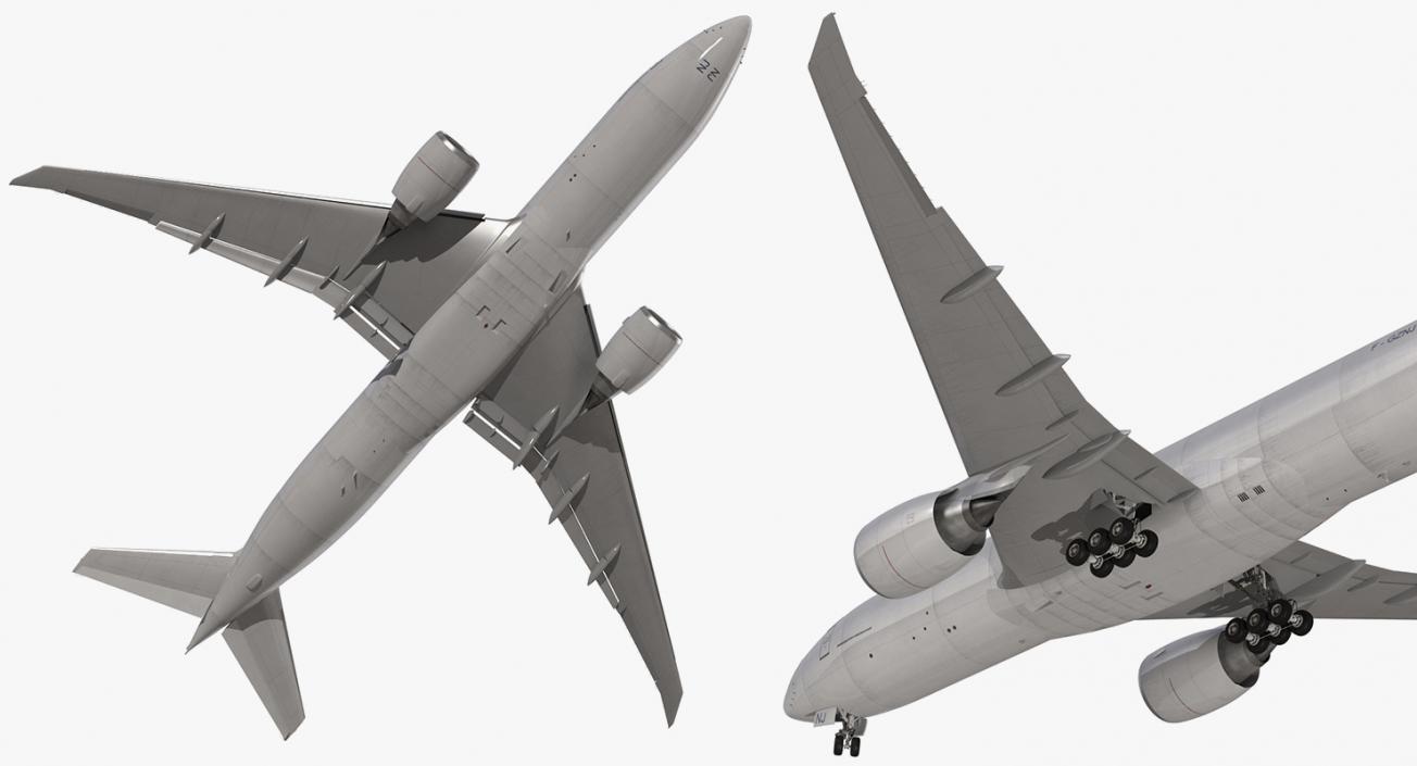 3D Rigged Cargo Aircrafts Collection model