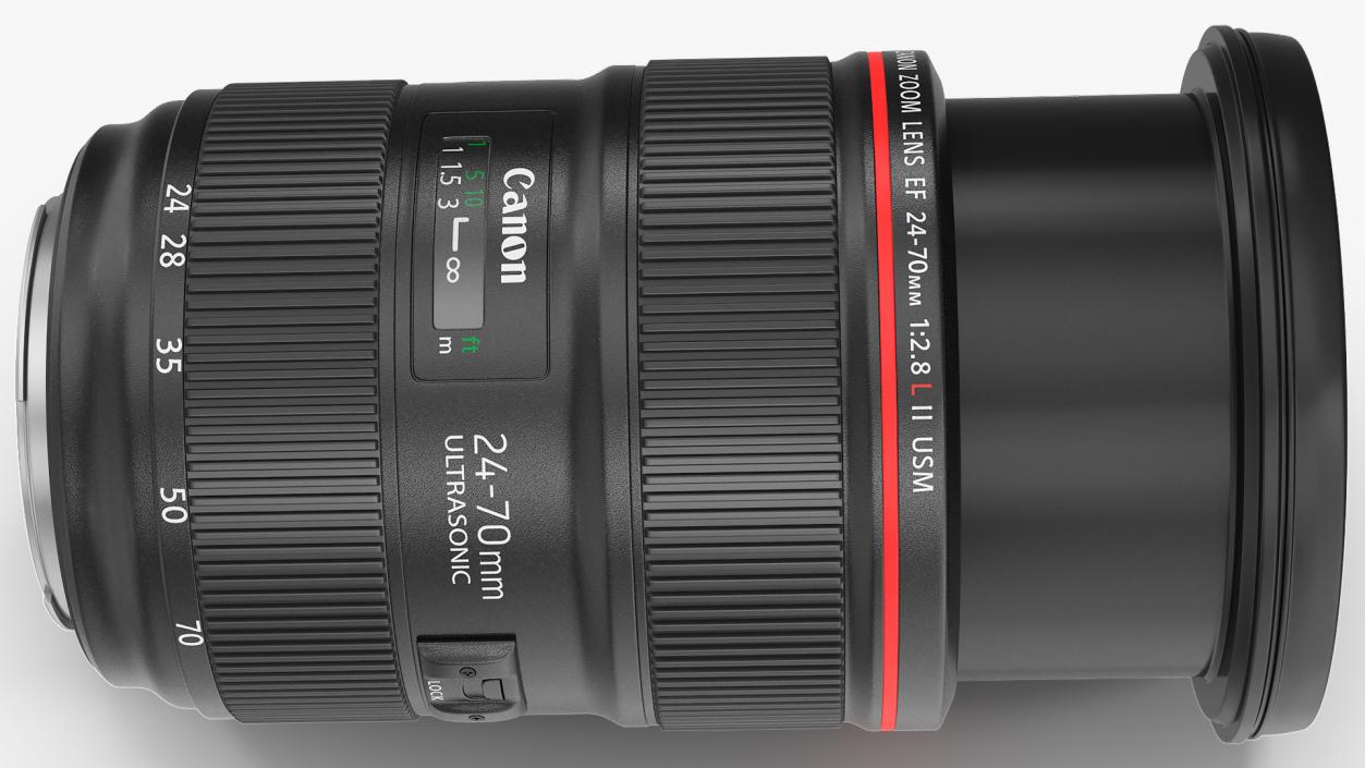 Canon EF Zoom Lens 24 70 3D model