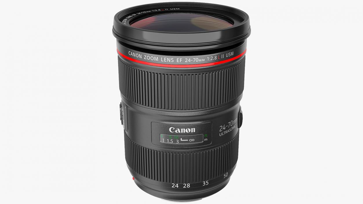 Canon EF Zoom Lens 24 70 3D model